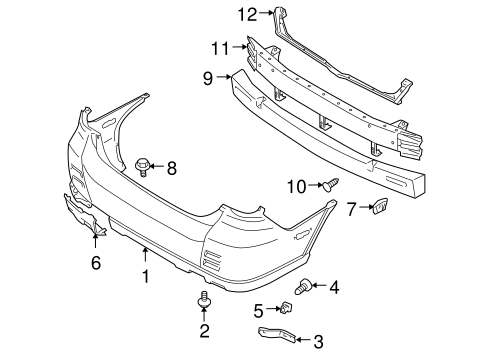 Aerio BUMPER & COMPONENTS - REAR