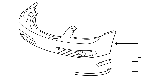 15928221 Деталь BUMPER COVER