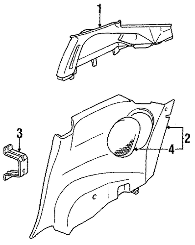 Eclipse INTERIOR TRIM - QUARTER PANELS