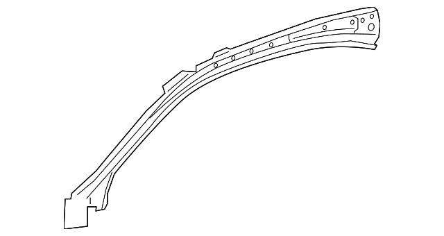 156-630-17-00 Деталь ROOF RAIL, LEFT