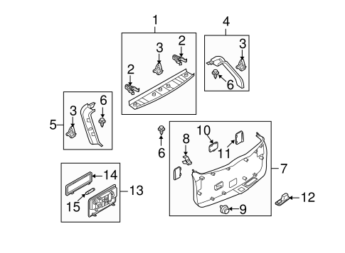 CX-9 INTERIOR TRIM