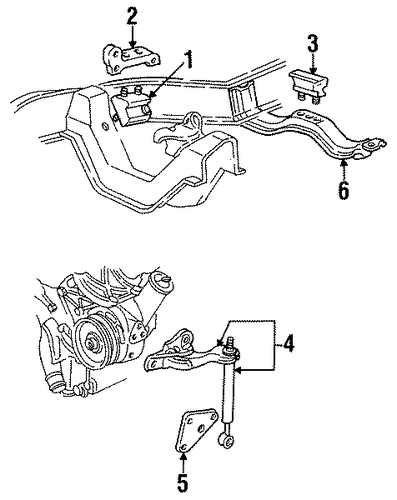 Navajo ENGINE & TRANS MOUNTING