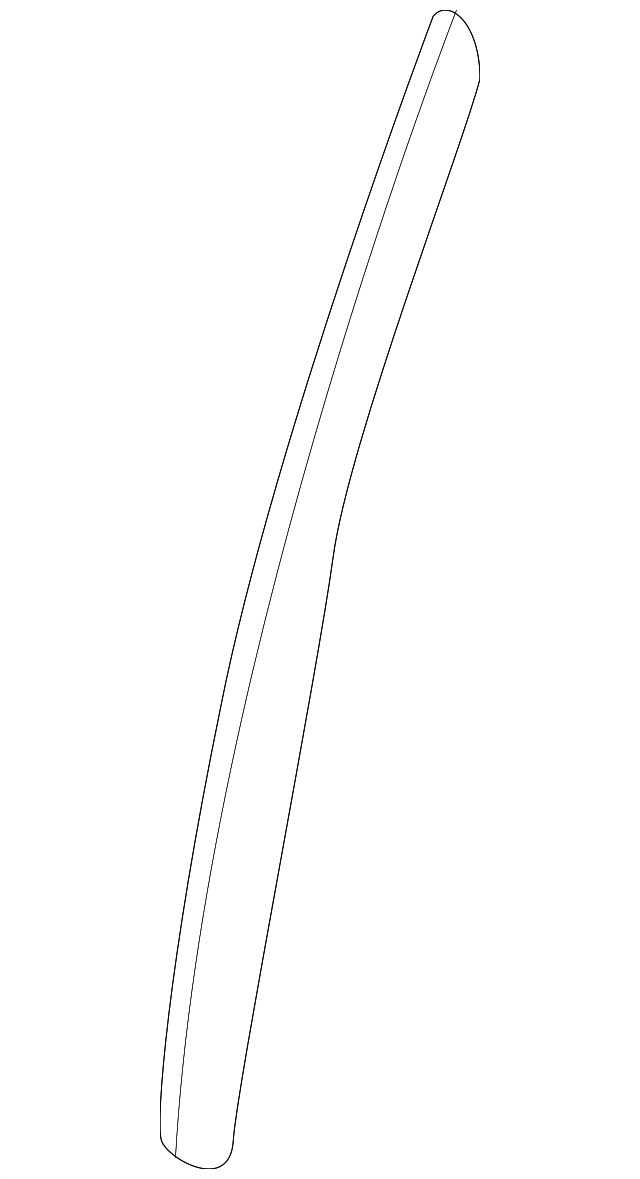 67866-08010 Деталь WEATHERSTRIP, LEFT