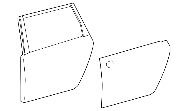 67003-08140 Деталь DOOR SHELL, RIGHT