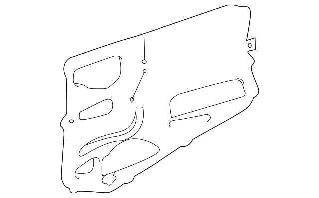 67852-08020 Деталь WATER SHIELD, LEFT