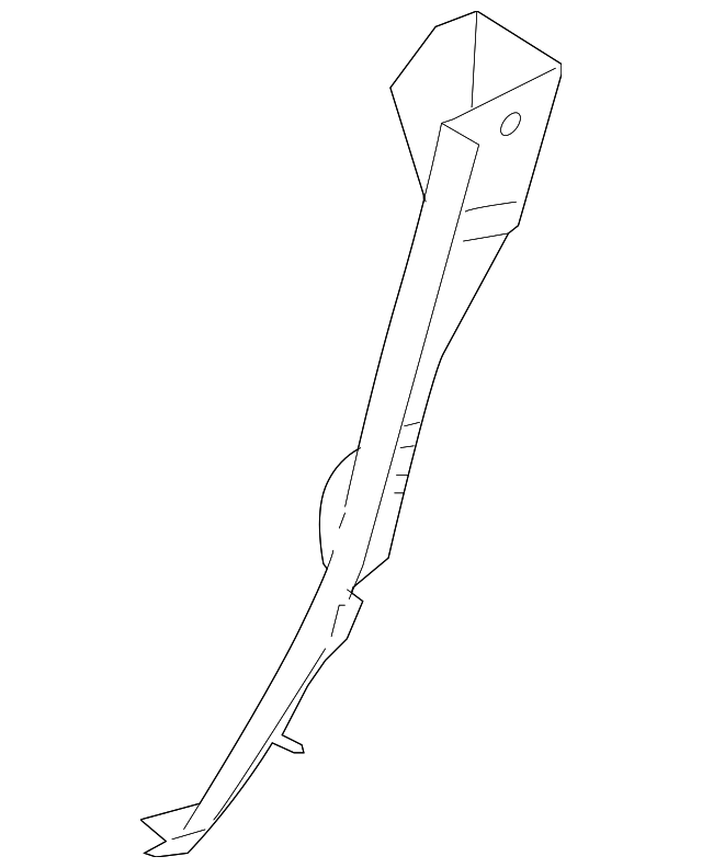 BN8V-68-760F-02 Деталь LOCK PILLAR TRIM, RIGHT