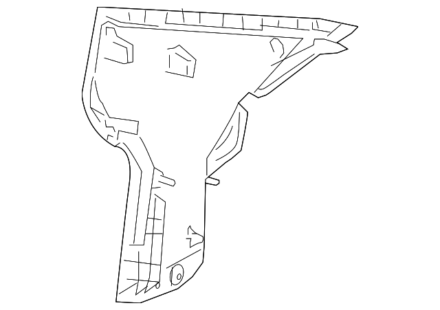 BN8V-68-250D-30 Деталь UPPER QTR TRIM, RIGHT