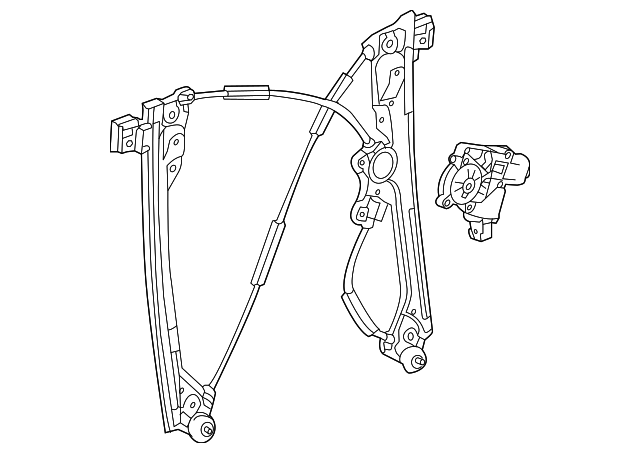 23453655 WINDOW REGULATOR, RIGHT
