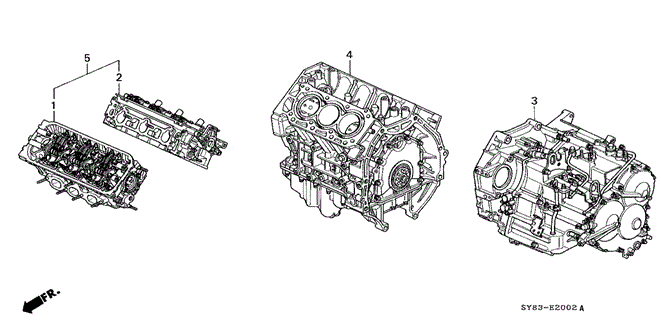 CL ENGINE ASSY. - TRANSMISSION ASSY.