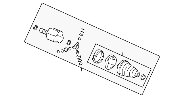 22724176 Деталь INNER JOINT ASSY, RIGHT