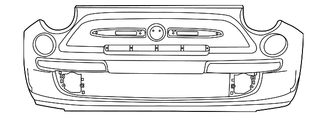 1RZ45TZZAB Деталь BUMPER COVER