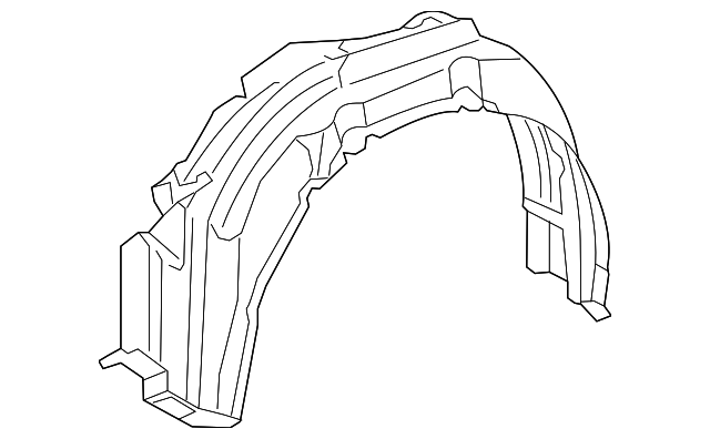 53806-08010 Деталь FENDER LINER, LEFT