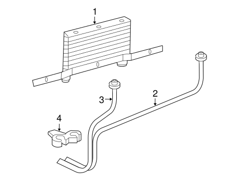 Escalade TRANS OIL COOLER