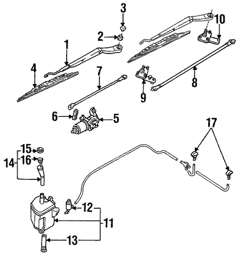 G20 WIPER & WASHER COMPONENTS