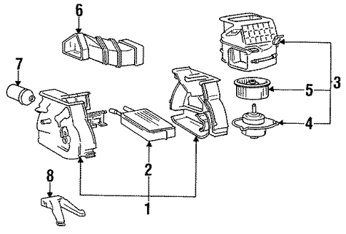 Precis BLOWER MOTOR & FAN