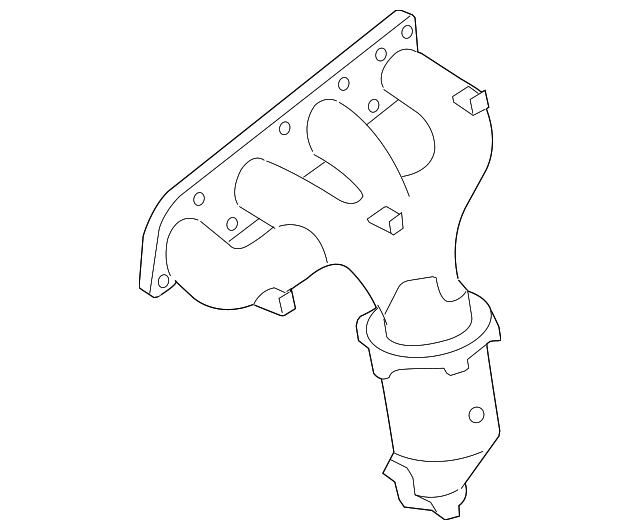 140E2-JA02E Деталь EXHAUST MANIFOLD