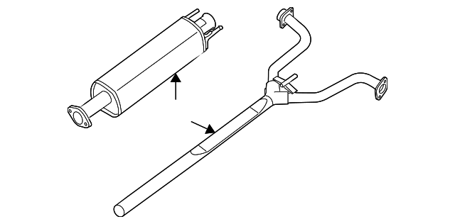 20300-JA000 Деталь FRONT MUFFLER
