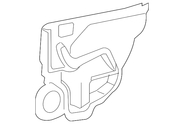 82860-JA000 Деталь WATER DEFLECTOR, RIGHT