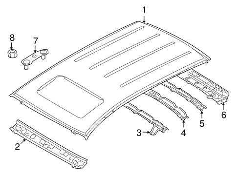 CX-9 ROOF & COMPONENTS 2