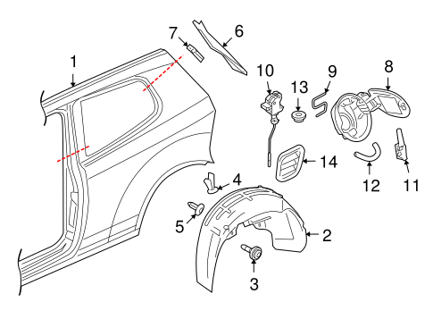 Golf QUARTER PANEL & COMPONENTS