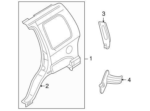 Durango QUARTER PANEL & COMPONENTS