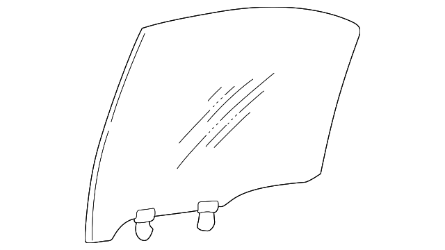 83420-25000 MOVEABLE GLASS, RIGHT