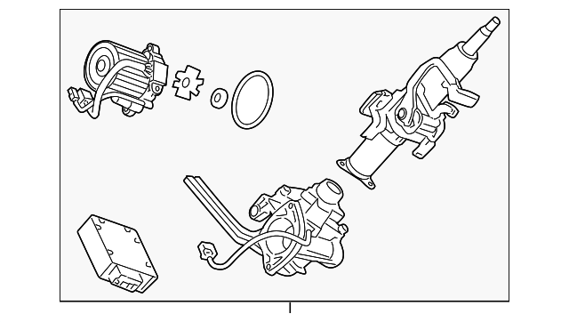 25958018 Деталь STEERING COLUMN