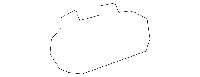 15871470 REAR PILLAR TRIM COVER, RIGHT