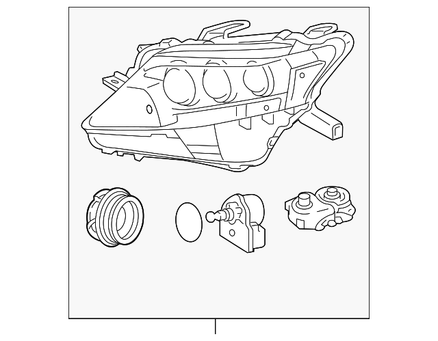81185-48871 HEADLAMP, LEFT
