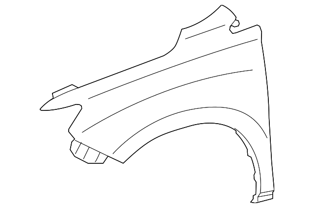 53812-0E050 Деталь FENDER ASSY, LEFT