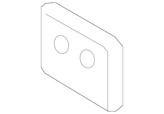 53851-0E030 Деталь FENDER LINER PAD, LEFT