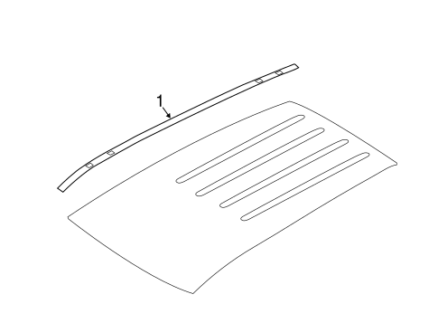 Sorento EXTERIOR TRIM - ROOF