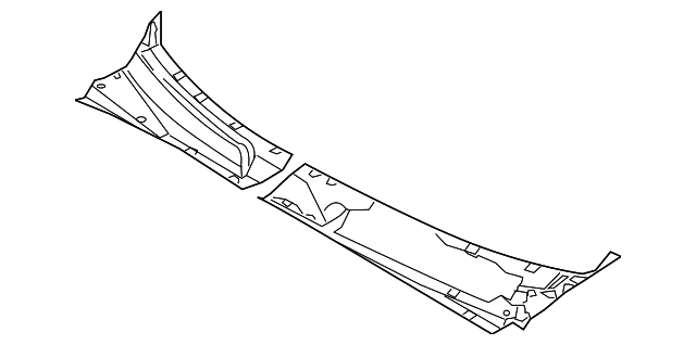 5971086Z01 Деталь COWL GRILLE, RIGHT