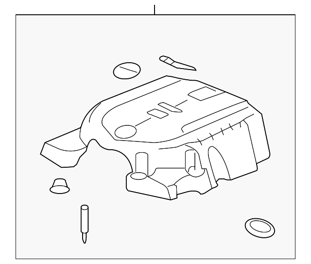 12582708 Деталь ENGINE COVER