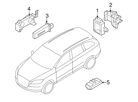 Q7 TIRE PRESSURE MONITOR COMPONENTS
