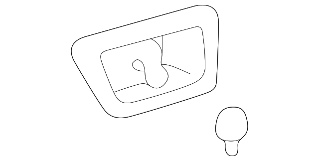 69277-60040-A0 HANDLE BEZEL, RIGHT