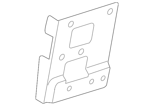 96562-3F000 Деталь AM/FM RADIO BRACKET, LEFT