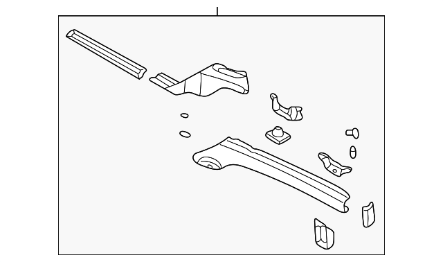 4580699AS Деталь LOWER RAIL, LEFT