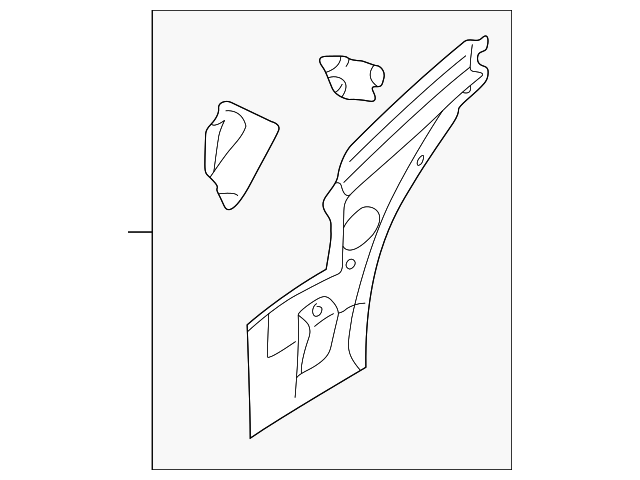 4580186AF Деталь SIDE SHIELD, RIGHT