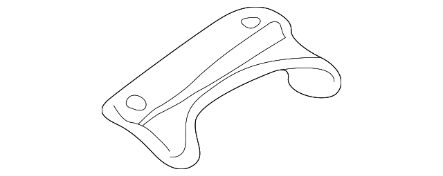 4580723AE Деталь APRON ASSY REINFORCEMENT, LEFT