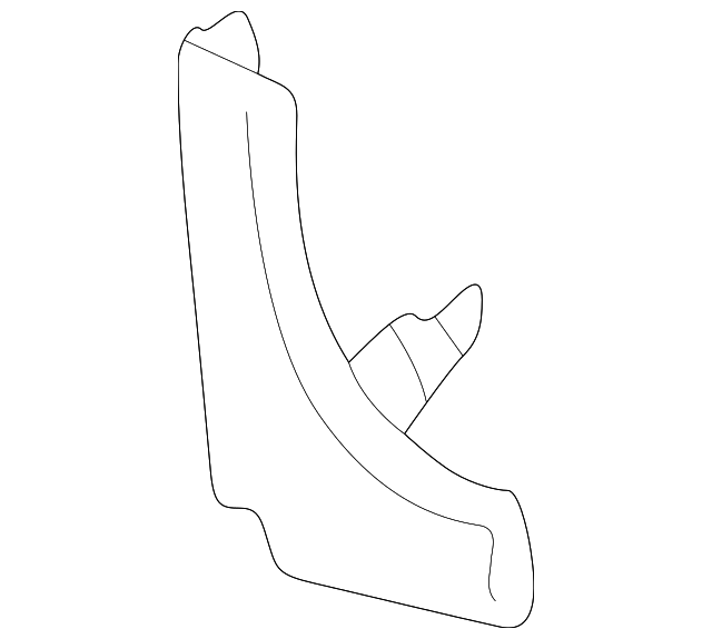 4580547 Деталь SIDE SUPPORT, LEFT