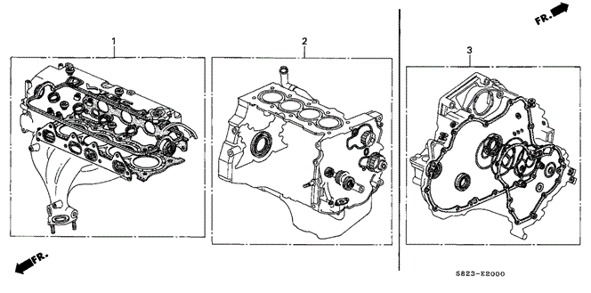 ENGINE/GASKET KIT for 2002 Honda ACCORD COUPE #1
