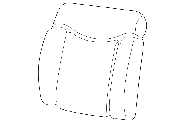 15688074 Деталь SEAT BACK FRAME, RIGHT