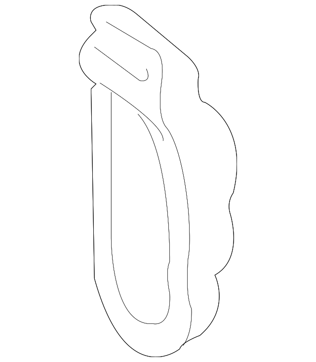 12548762 Деталь RECLINE COVER, RIGHT