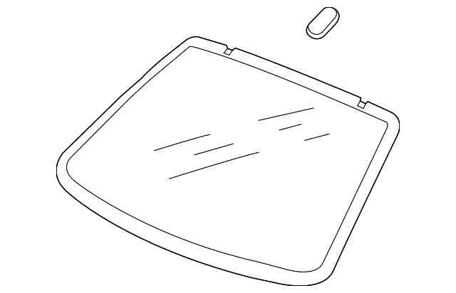 8451086Z10 Деталь WINDSHIELD