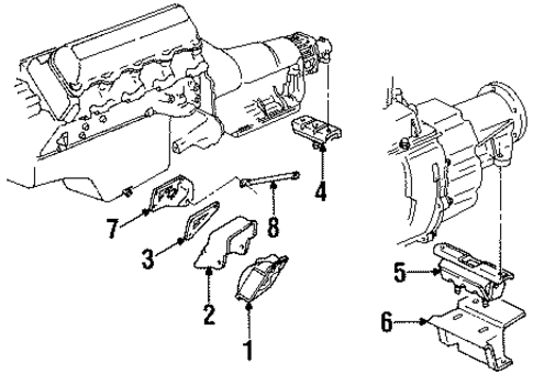 C2500 ENGINE & TRANS MOUNTING