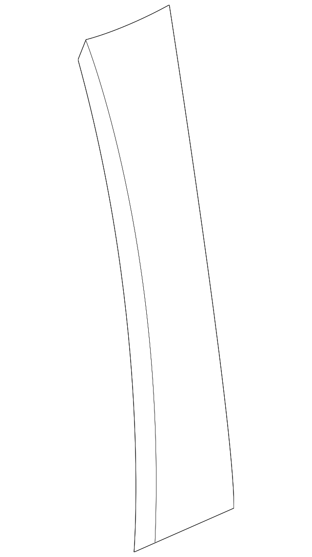 5303799AB Деталь PILLAR TAPE, LEFT