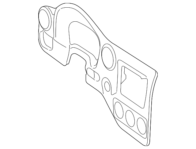 2L1Z78044D70JAB Деталь CLUSTER PANEL