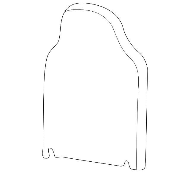 1F618813107 Деталь SEAT BACK COVER