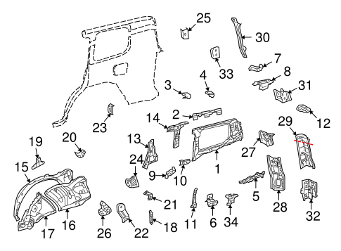 Land Cruiser INNER STRUCTURE 2